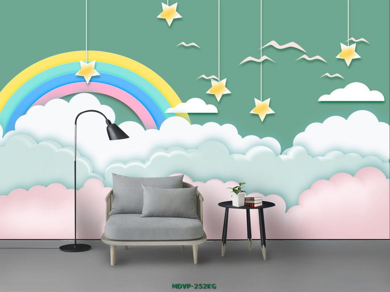 Tranh  mây trời và cầu vồng MDVP-252KG